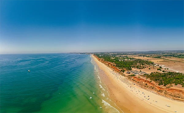 Plage de la Tranche sur Mer avec une vue du ciel avec Vol Vendée