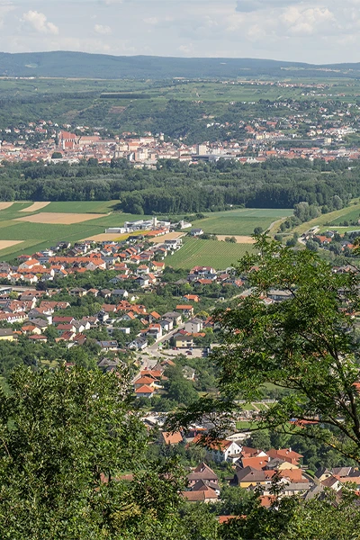 Vue du ciel en ULM de La Roche sur Yon